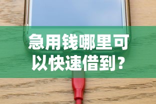急用钱哪里可以快速借到？2026最新测评10个正规苹果id贷口子2025