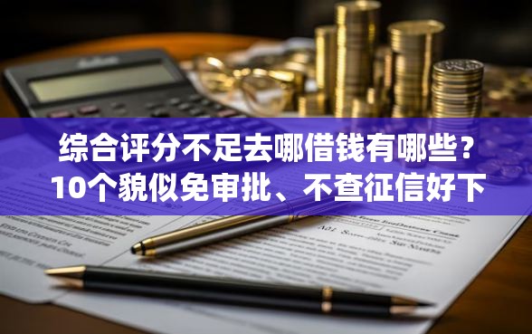 综合评分不足去哪借钱有哪些？10个貌似免审批、不查征信好下款的网贷app合集