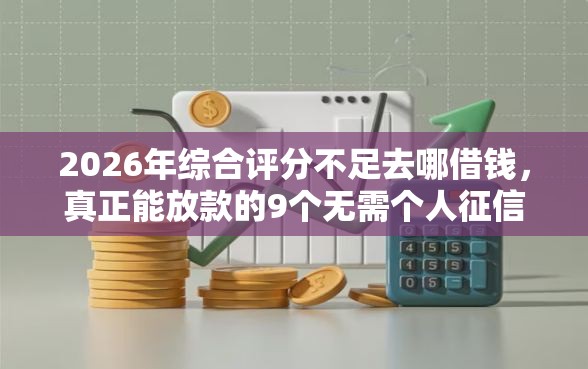 2026年综合评分不足去哪借钱，真正能放款的9个无需个人征信的借款平台推荐