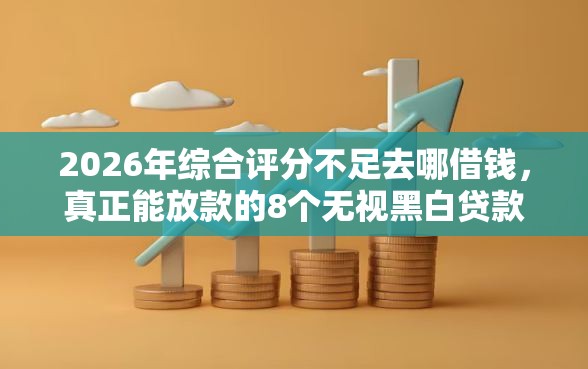 2026年综合评分不足去哪借钱，真正能放款的8个无视黑白贷款口子推荐