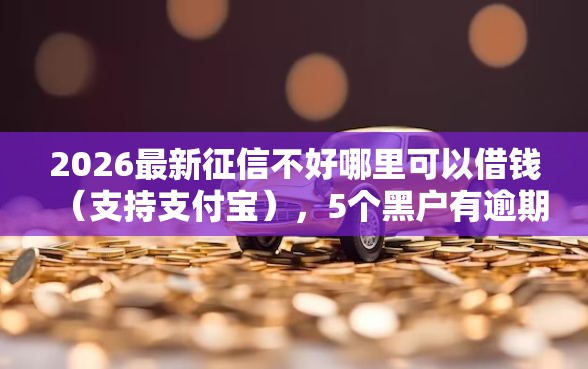2026最新征信不好哪里可以借钱（支持支付宝），5个黑户有逾期也能必过的口子无私分享