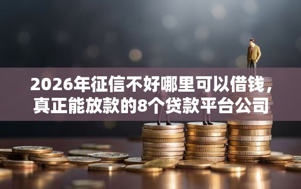 2026年征信不好哪里可以借钱，真正能放款的8个贷款平台公司推荐