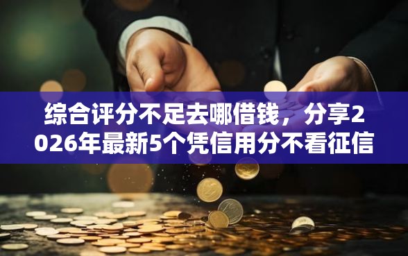 综合评分不足去哪借钱，分享2026年最新5个凭信用分不看征信的贷款平台