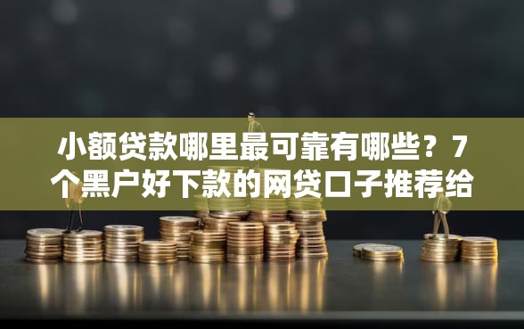小额贷款哪里最可靠有哪些？7个黑户好下款的网贷口子推荐给你