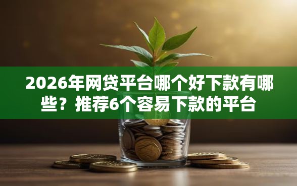 2026年网贷平台哪个好下款有哪些？推荐6个容易下款的平台