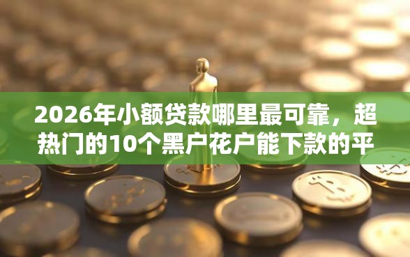 2026年小额贷款哪里最可靠，超热门的10个黑户花户能下款的平台推荐