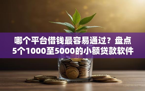 哪个平台借钱最容易通过？盘点5个1000至5000的小额贷款软件给你参考