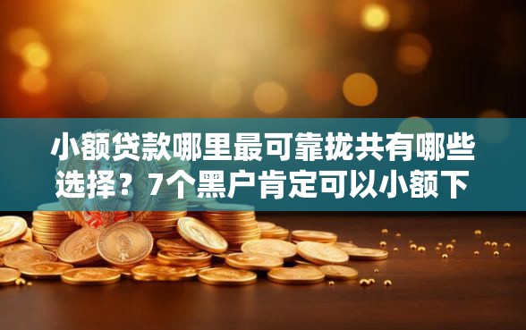 小额贷款哪里最可靠拢共有哪些选择？7个黑户肯定可以小额下款的平台详解