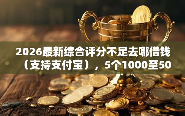 2026最新综合评分不足去哪借钱（支持支付宝），5个1000至5000的小额贷款口子无私分享