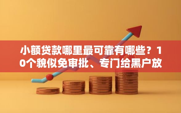 小额贷款哪里最可靠有哪些？10个貌似免审批、专门给黑户放款的平台及征信呆账相关合集