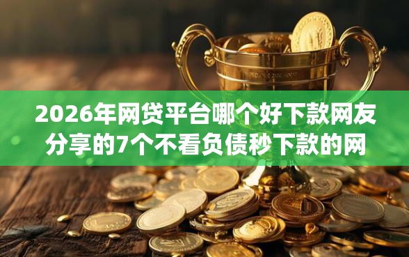 2026年网贷平台哪个好下款网友分享的7个不看负债秒下款的网贷app我觉得不错！