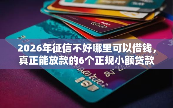 2026年征信不好哪里可以借钱，真正能放款的6个正规小额贷款平台推荐