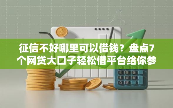 征信不好哪里可以借钱？盘点7个网贷大口子轻松借平台给你参考