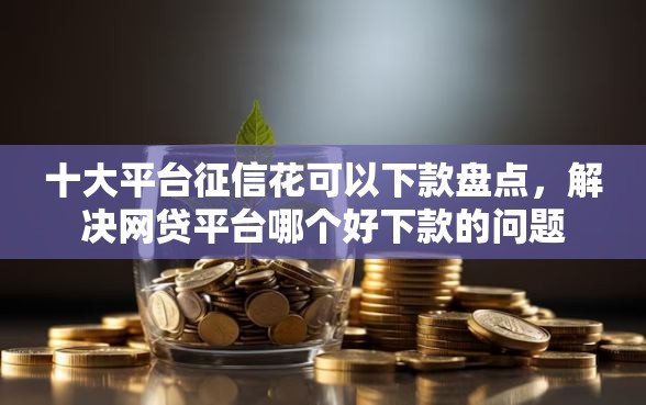 十大平台征信花可以下款盘点，解决网贷平台哪个好下款的问题