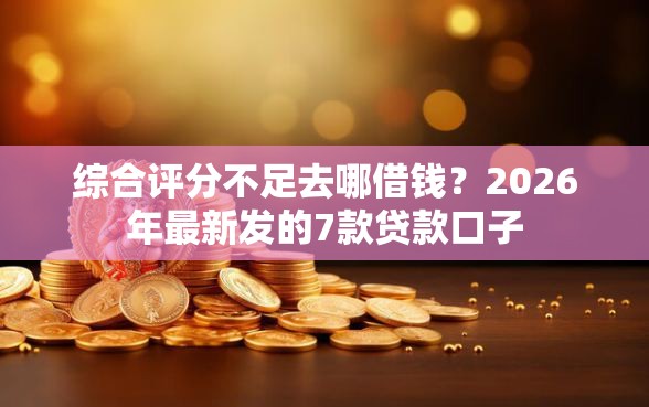 综合评分不足去哪借钱？2026年最新发的7款贷款口子