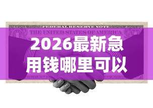 2026最新急用钱哪里可以快速借到，总结十个现在还有易下款的平台！