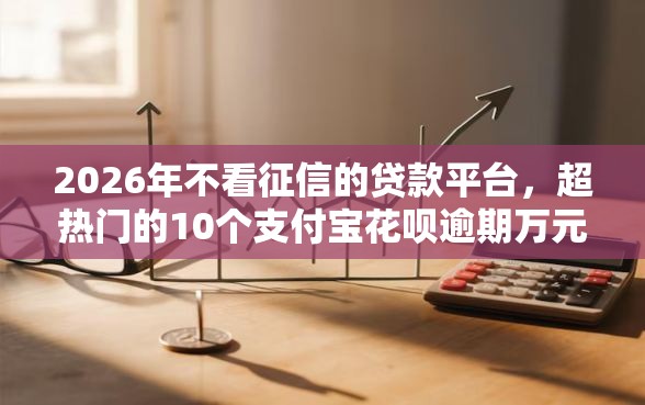 2026年不看征信的贷款平台，超热门的10个支付宝花呗逾期万元快速贷款软件推荐