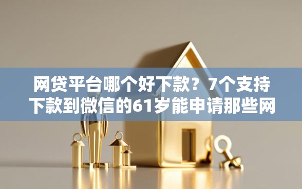 网贷平台哪个好下款？7个支持下款到微信的61岁能申请那些网贷平台
