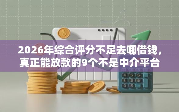 2026年综合评分不足去哪借钱，真正能放款的9个不是中介平台的贷款口子推荐