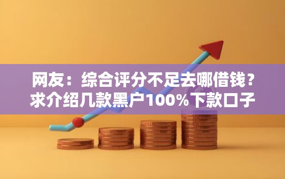 网友：综合评分不足去哪借钱？求介绍几款黑户100%下款口子