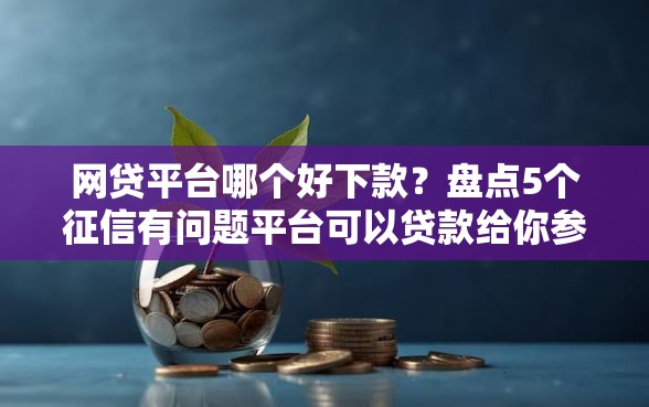 网贷平台哪个好下款？盘点5个征信有问题平台可以贷款给你参考
