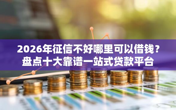 2026年征信不好哪里可以借钱？盘点十大靠谱一站式贷款平台