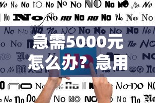 急需5000元怎么办？急用钱哪里可以快速借到试试这6个无门槛平台
