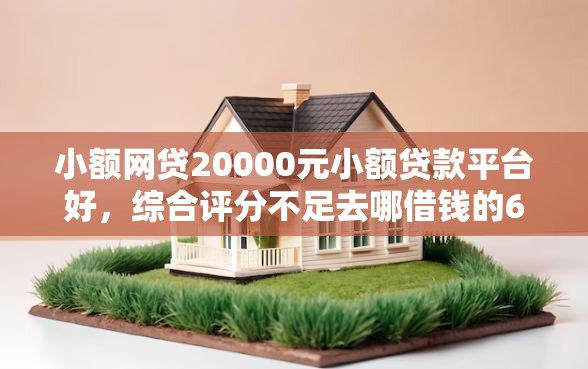 小额网贷20000元小额贷款平台好，综合评分不足去哪借钱的6个平台介绍
