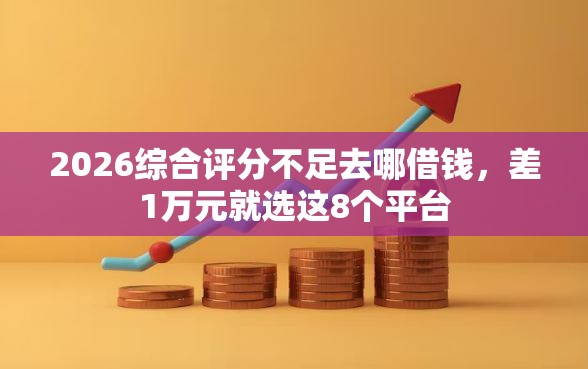 2026综合评分不足去哪借钱，差1万元就选这8个平台