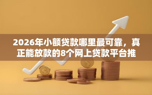 2026年小额贷款哪里最可靠，真正能放款的8个网上贷款平台推荐
