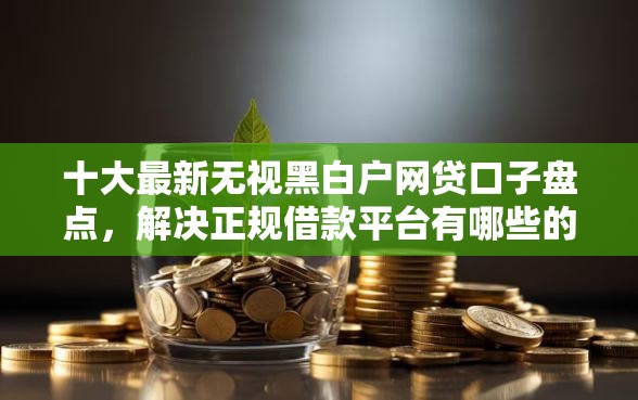 十大最新无视黑白户网贷口子盘点，解决正规借款平台有哪些的问题