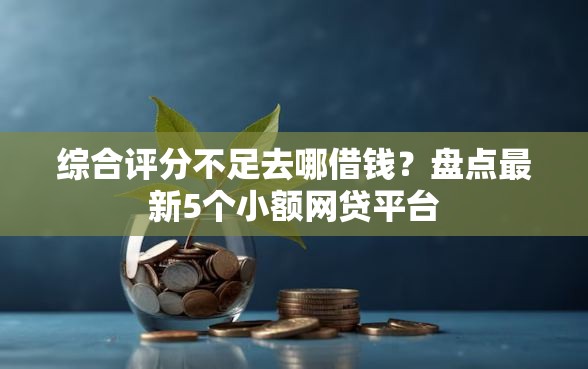综合评分不足去哪借钱？盘点最新5个小额网贷平台