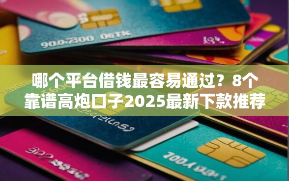哪个平台借钱最容易通过？8个靠谱高炮口子2025最新下款推荐