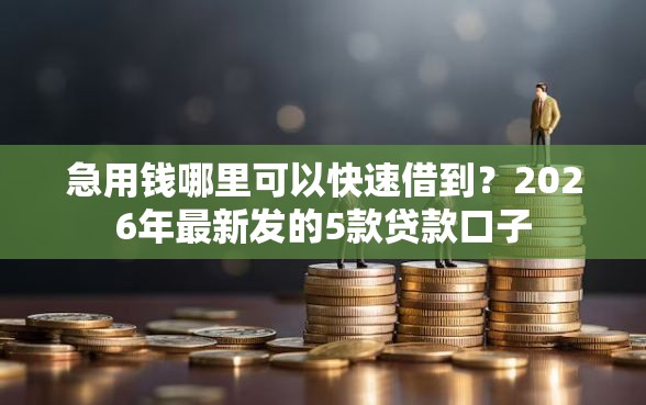 急用钱哪里可以快速借到？2026年最新发的5款贷款口子