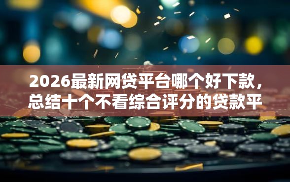 2026最新网贷平台哪个好下款，总结十个不看综合评分的贷款平台！