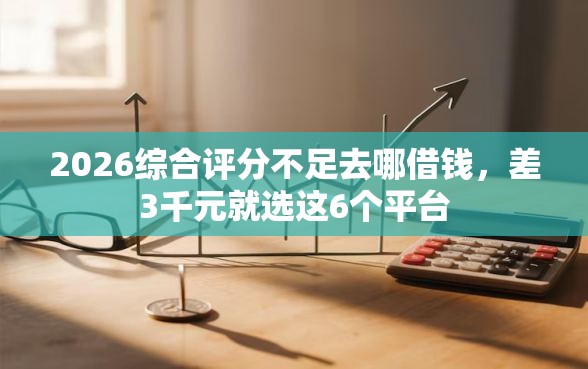2026综合评分不足去哪借钱，差3千元就选这6个平台