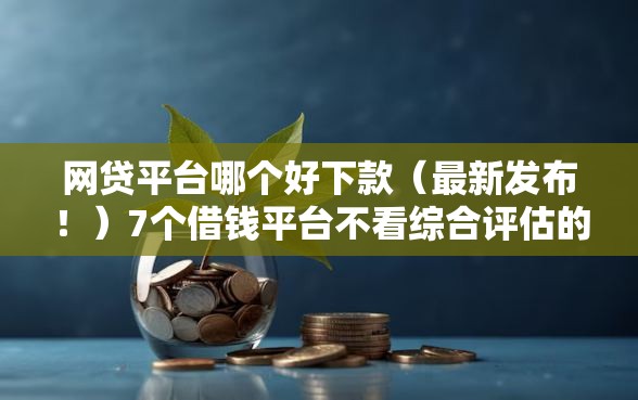 网贷平台哪个好下款（最新发布！）7个借钱平台不看综合评估的口子