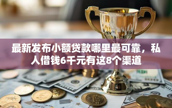 最新发布小额贷款哪里最可靠，私人借钱6千元有这8个渠道