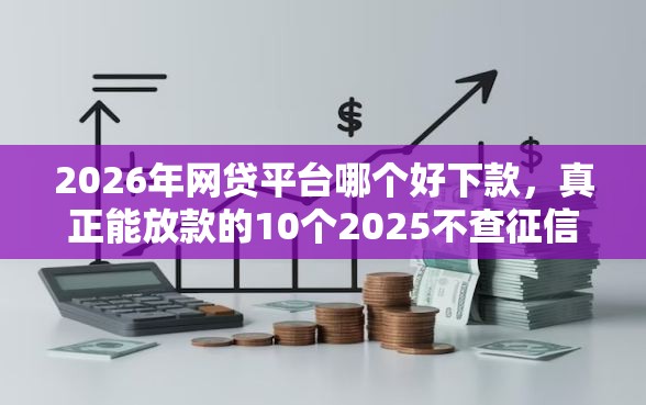 2026年网贷平台哪个好下款，真正能放款的10个2025不查征信能下款的平台推荐