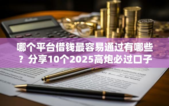 哪个平台借钱最容易通过有哪些？分享10个2025高炮必过口子秒下款