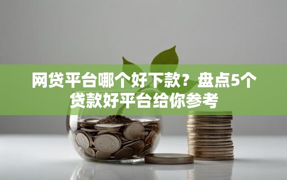 网贷平台哪个好下款？盘点5个贷款好平台给你参考