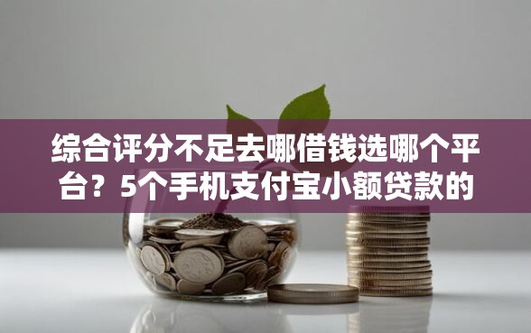 综合评分不足去哪借钱选哪个平台？5个手机支付宝小额贷款的平台推荐