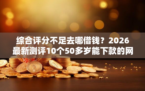 综合评分不足去哪借钱？2026最新测评10个50多岁能下款的网贷平台