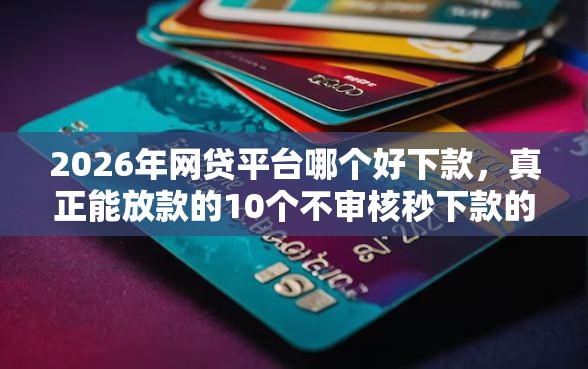 2026年网贷平台哪个好下款，真正能放款的10个不审核秒下款的高炮口子推荐