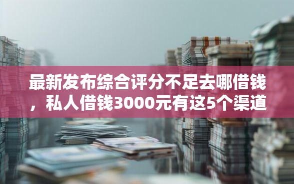 最新发布综合评分不足去哪借钱，私人借钱3000元有这5个渠道