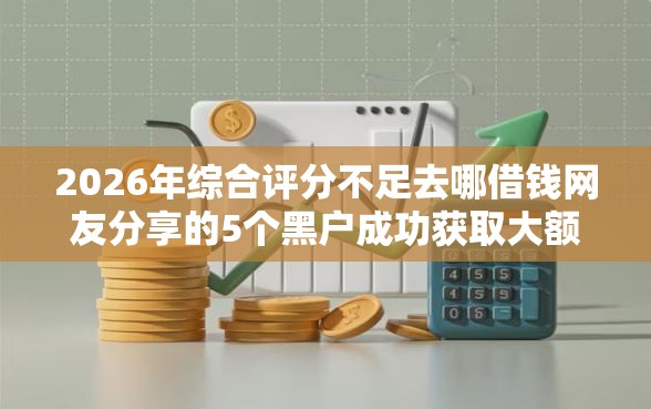 2026年综合评分不足去哪借钱网友分享的5个黑户成功获取大额贷款的软件我觉得不错！