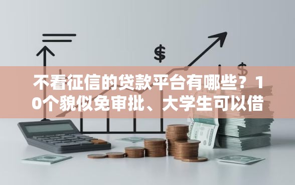 不看征信的贷款平台有哪些？10个貌似免审批、大学生可以借钱的平台合集