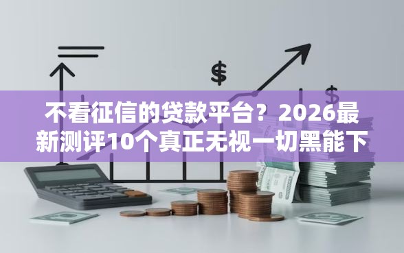 不看征信的贷款平台？2026最新测评10个真正无视一切黑能下款口子