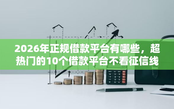 2026年正规借款平台有哪些，超热门的10个借款平台不看征信线上放款快推荐