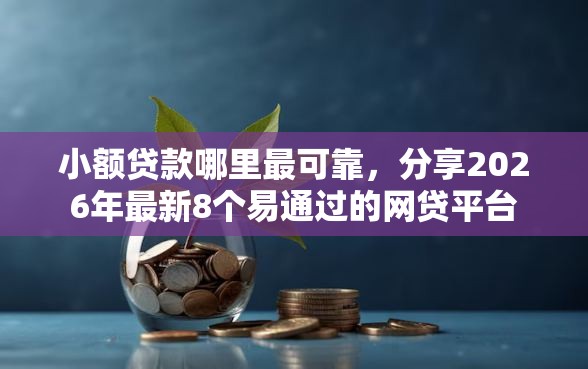 小额贷款哪里最可靠，分享2026年最新8个易通过的网贷平台